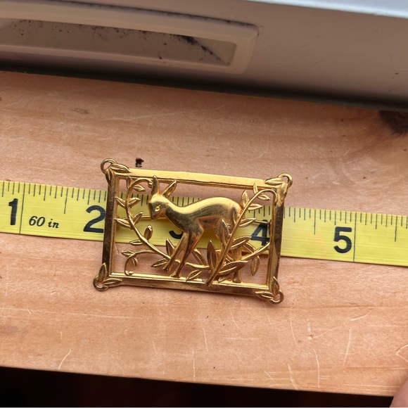 💚Sterling silver deer brooch - Picture 4 of 4